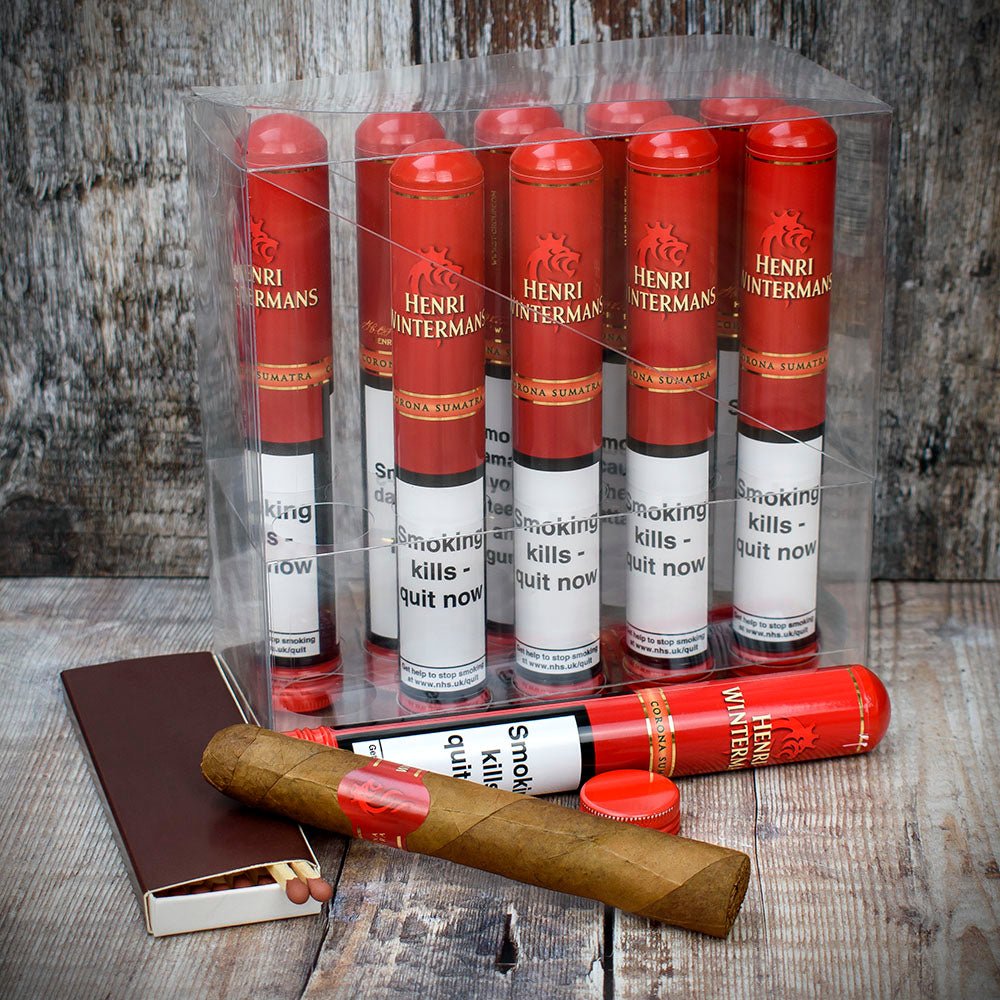 Henri Wintermans Corona Deluxe Sumatra Tubed Cigar Single - Image 3