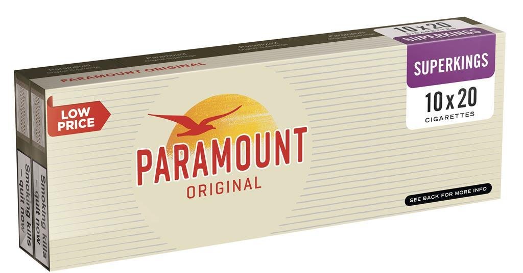 Paramount Original Superkings 20 Pack Full Flavour Virginia Cigarettes
