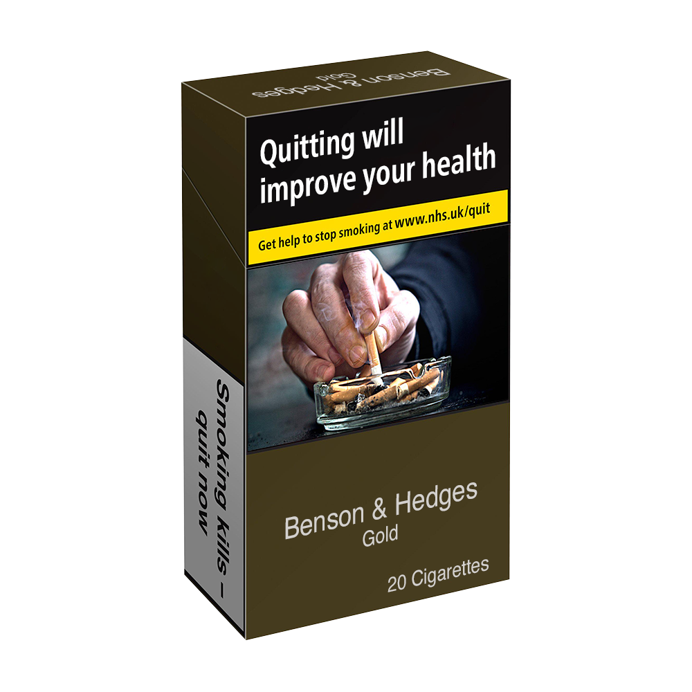Benson & Hedges Gold King Size 20 Pack cigarettes UK