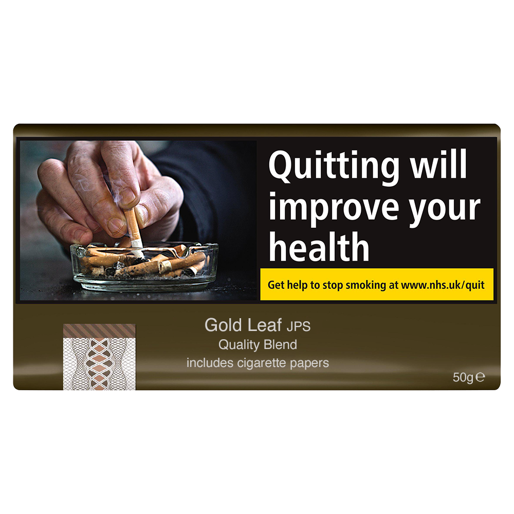 Gold Leaf Fine Cut Hand Rolling Tobacco Blend 50g Pouch