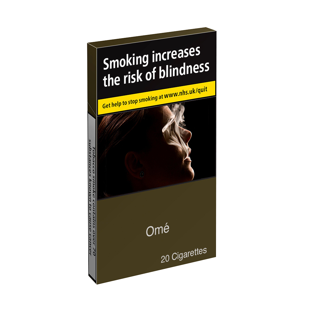 Buy Omé Superslims American Blend cigarettes 20 pack online UK. Premium American tobacco blend, stylish superslim format. UK Duty Paid. Fast next day delivery available.