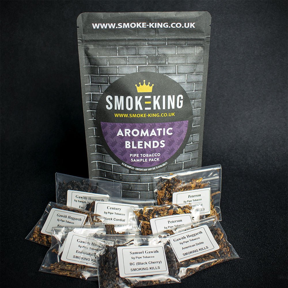 Smoke-King Aromatic Pipe Tobacco Sampler Pack 8 x 5g - Image 2