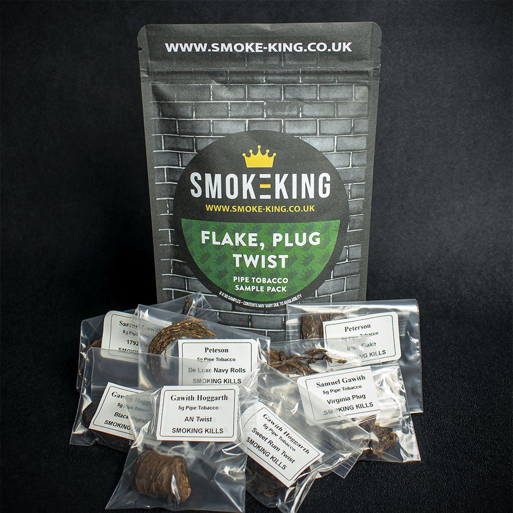 Pipe Tobacco Sample Pack Flake Plug and Twist 8 Pack - Image 2
