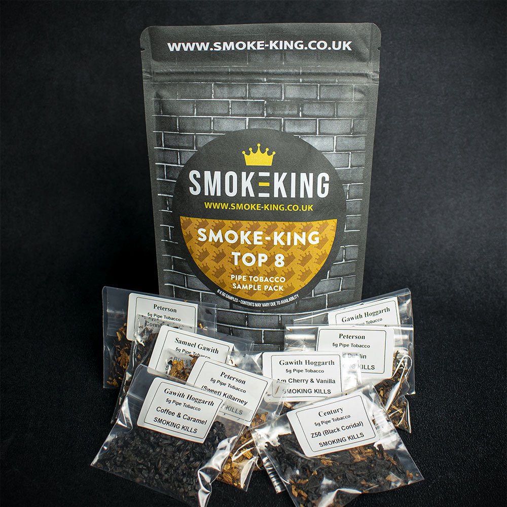 Smoke-King 8 Top Sellers Pipe Tobacco Sampler Pack 40g - Image 2