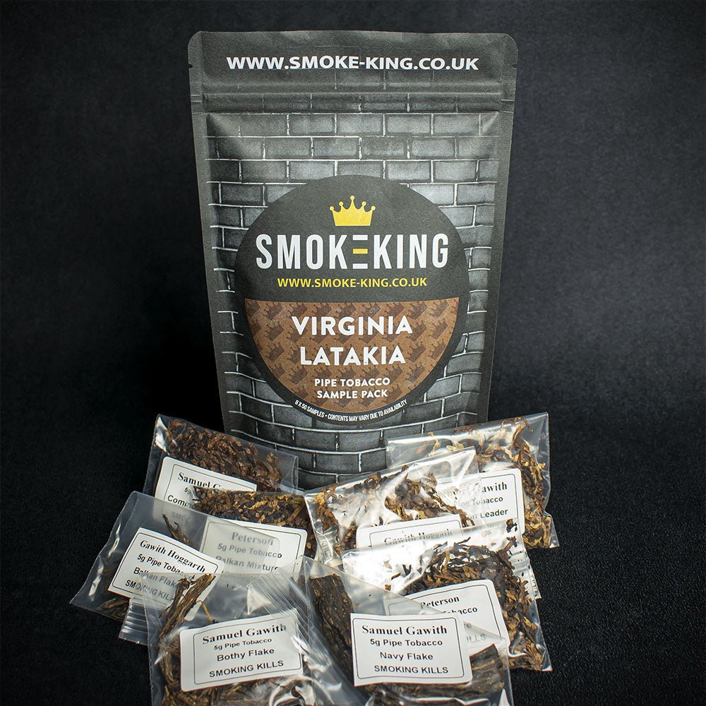 Smoke-King Virginia/Latakia Blend Pipe Tobacco Sampler Pack 8 Samples - Image 2