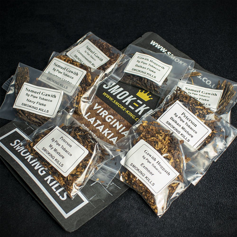 Smoke-King Virginia/Latakia Blend Pipe Tobacco Sampler Pack 8 Samples - Image 3