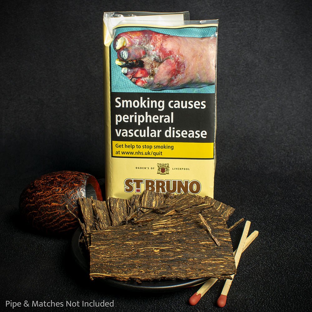 St. Bruno Flake Pipe Tobacco 50g Packet Kentucky Virginia Blend