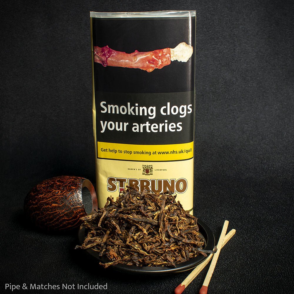 St. Bruno Ready Rubbed Pipe Tobacco 50g Packet