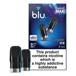 Blueberry Ice Blu 2.0 Pods 9mg | Nic Salt Vape Pods UK