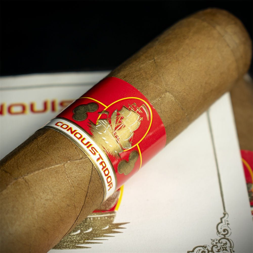Conquistador Robusto Handmade Cigar Ecuadorian Wrapper Nicaraguan Binder Medium - Image 4
