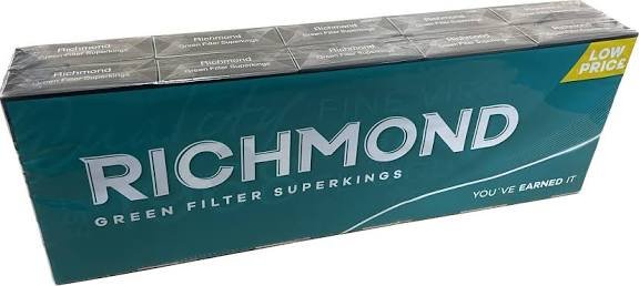 Richmond Original Superkings Premium Filter Cigarettes 20 Pack - Image 9