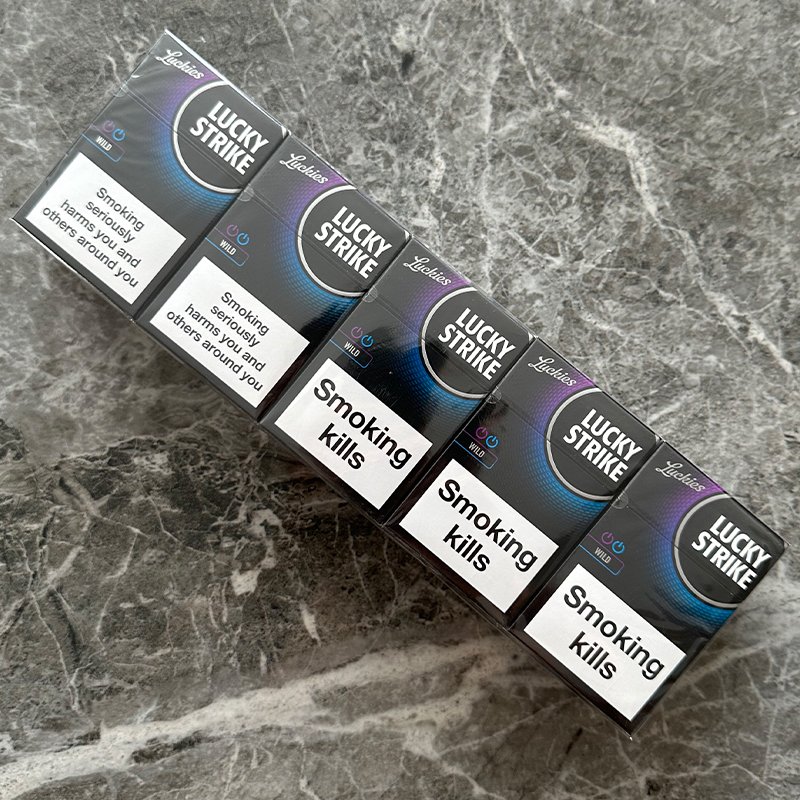 Lucky Strike Blue King Size 20 Pack - Toasted Tobacco Cigarettes