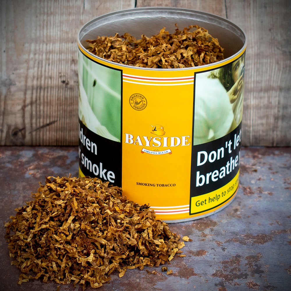 Bayside Virginia Shag Pipe Tobacco Blend 100g Tub